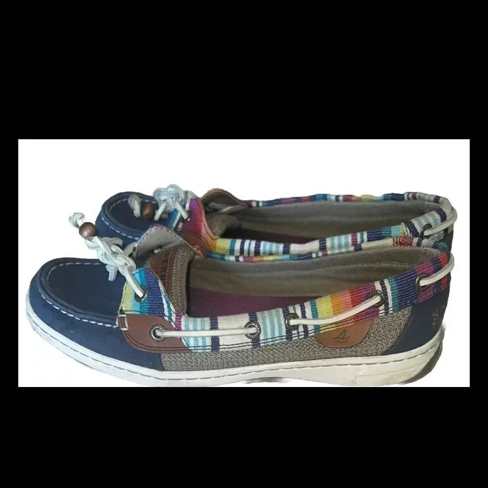 Sperry Angelfish Serape‎ Slip On Womens Boat Shoes Size 8.5M - Picture 8 of 9